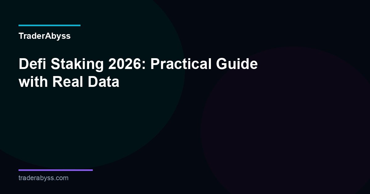 Defi Staking Guide 2026