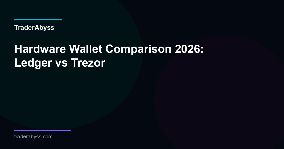 Hardware Wallet Comparison 2026