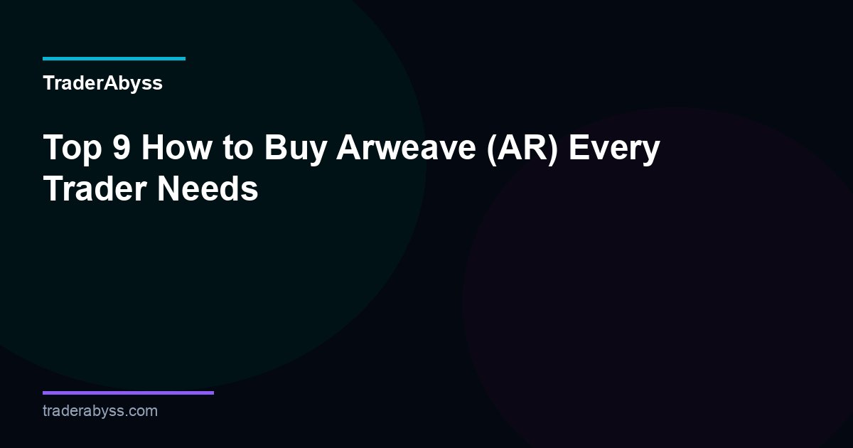 How To Buy Arweave 2026