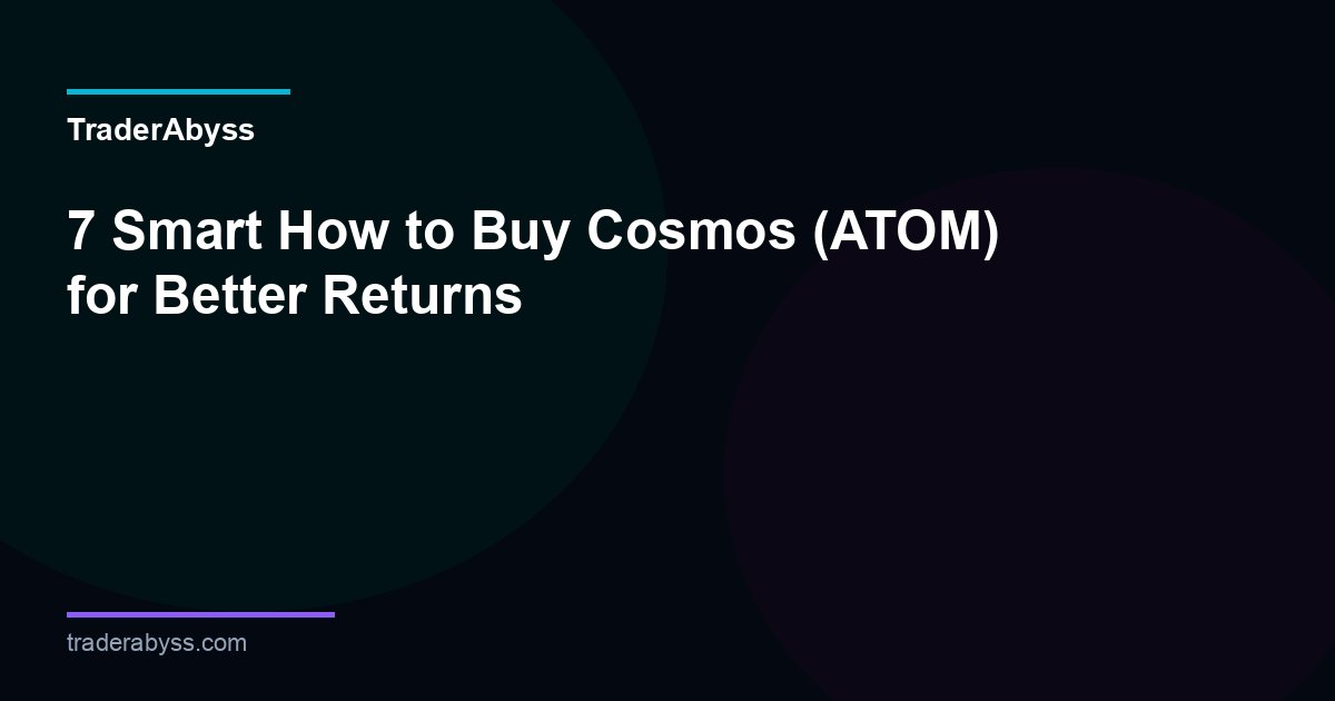 How To Buy Atom 2026