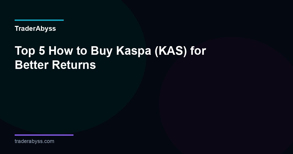 How To Buy Kaspa 2026