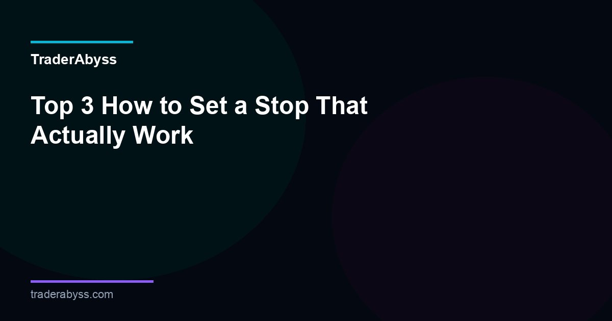 How To Set Stop Loss Crypto 2026