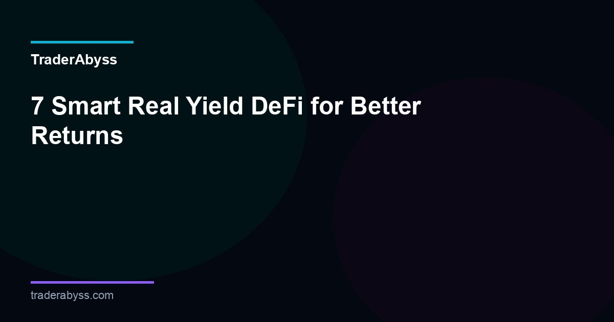 Real Yield Defi Protocols