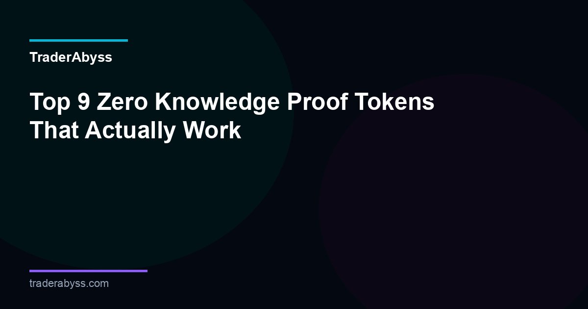 Zero Knowledge Proof Tokens Trading